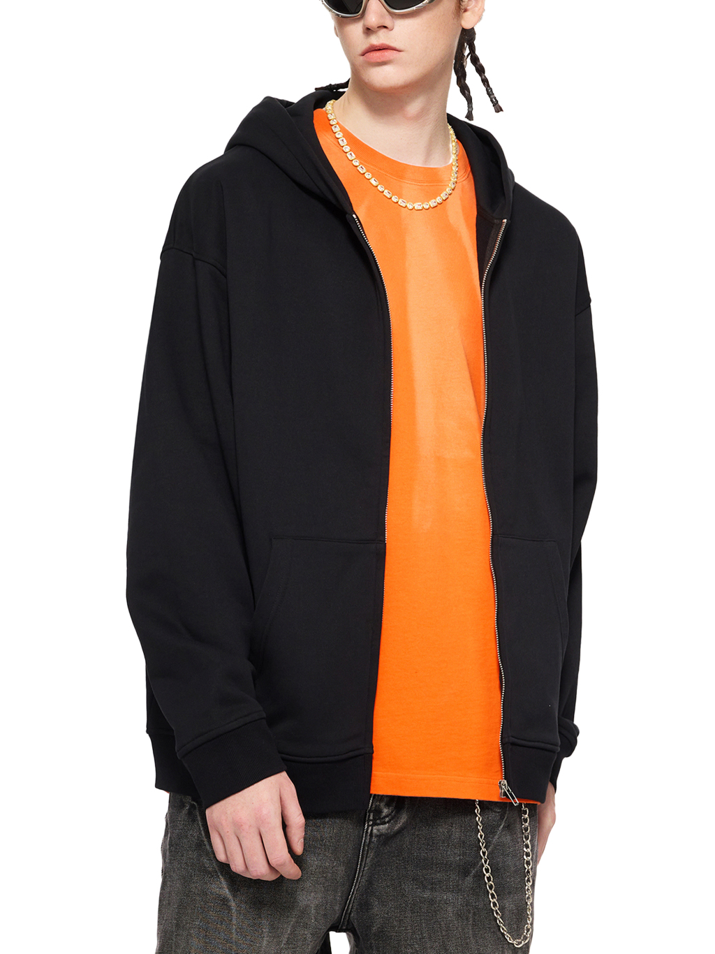 Heavyweight Zip-Up Hoodie – Essential Streetwear | Tapstitch-6